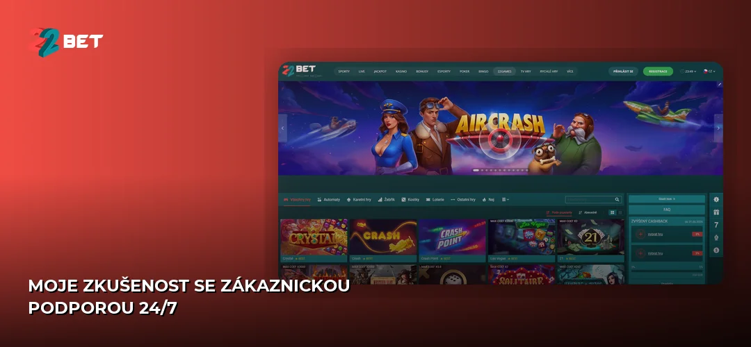 Moje zkušenost se zákaznickou podporou 24/7